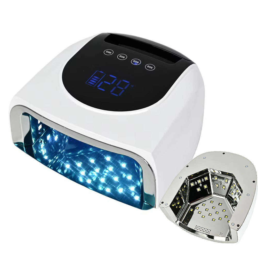 Uv Led Lamp Nail - Rechargeable 96W Nail Lamp with Mirror