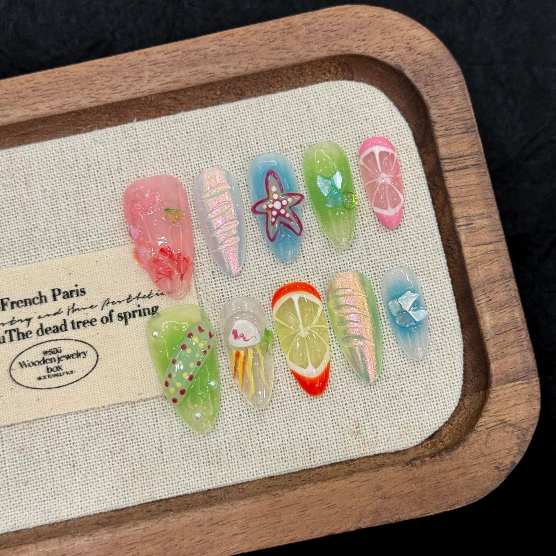 Nail Art Y2K - Color Dopamine Handmade Press On Nails