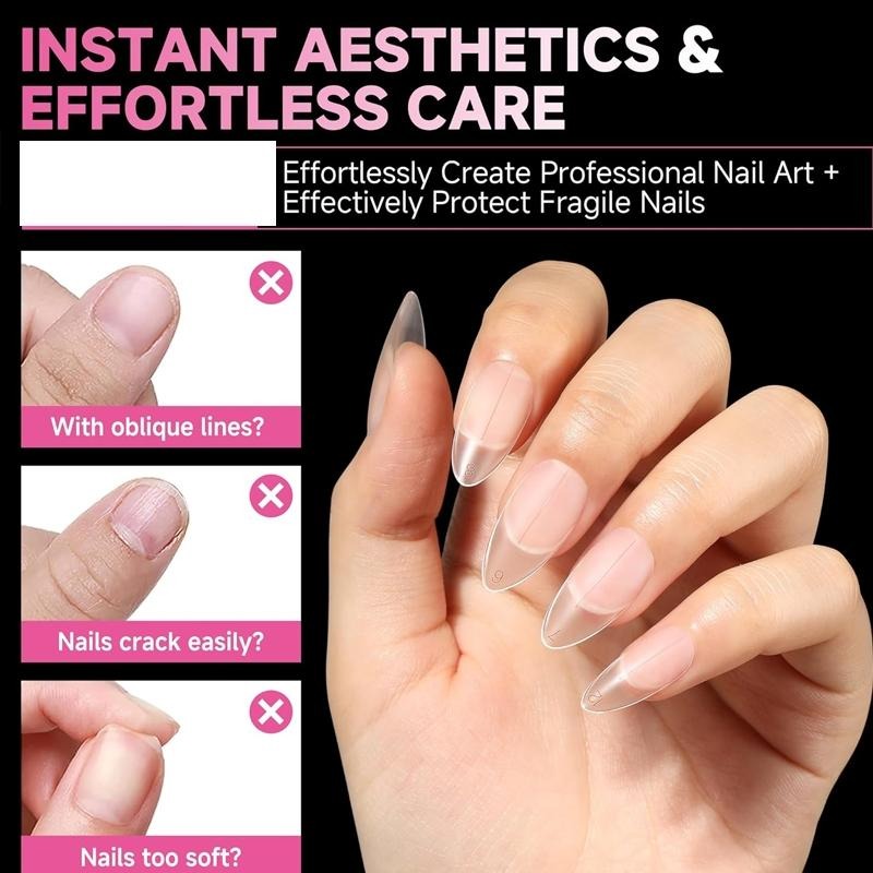 Pre-Shaped Short Coffin Full C – обзор и цена Nail Art Extension