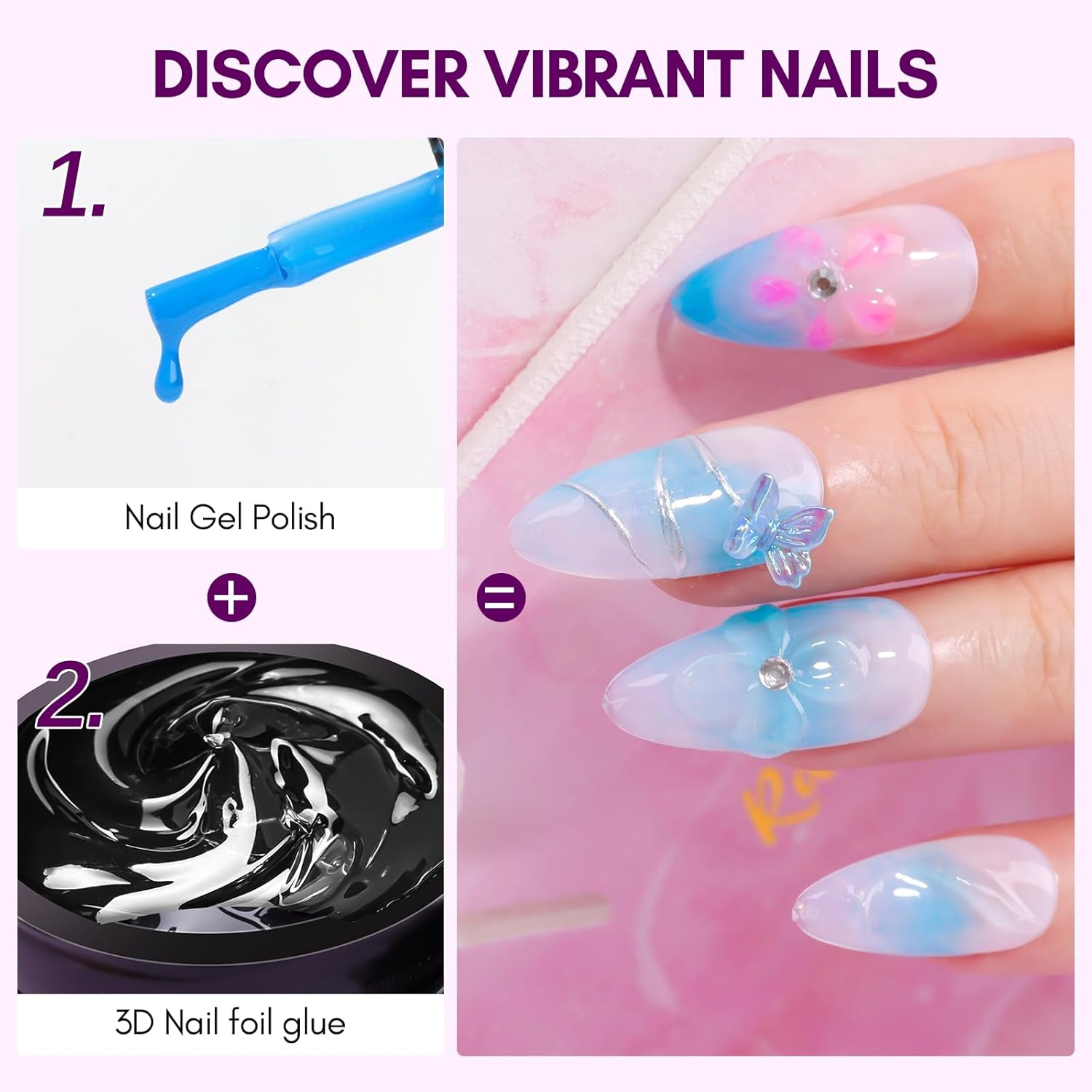 Makartt 3D Nail Gel 8ml Nail F – обзор и цена Uv Led Lamp Nail