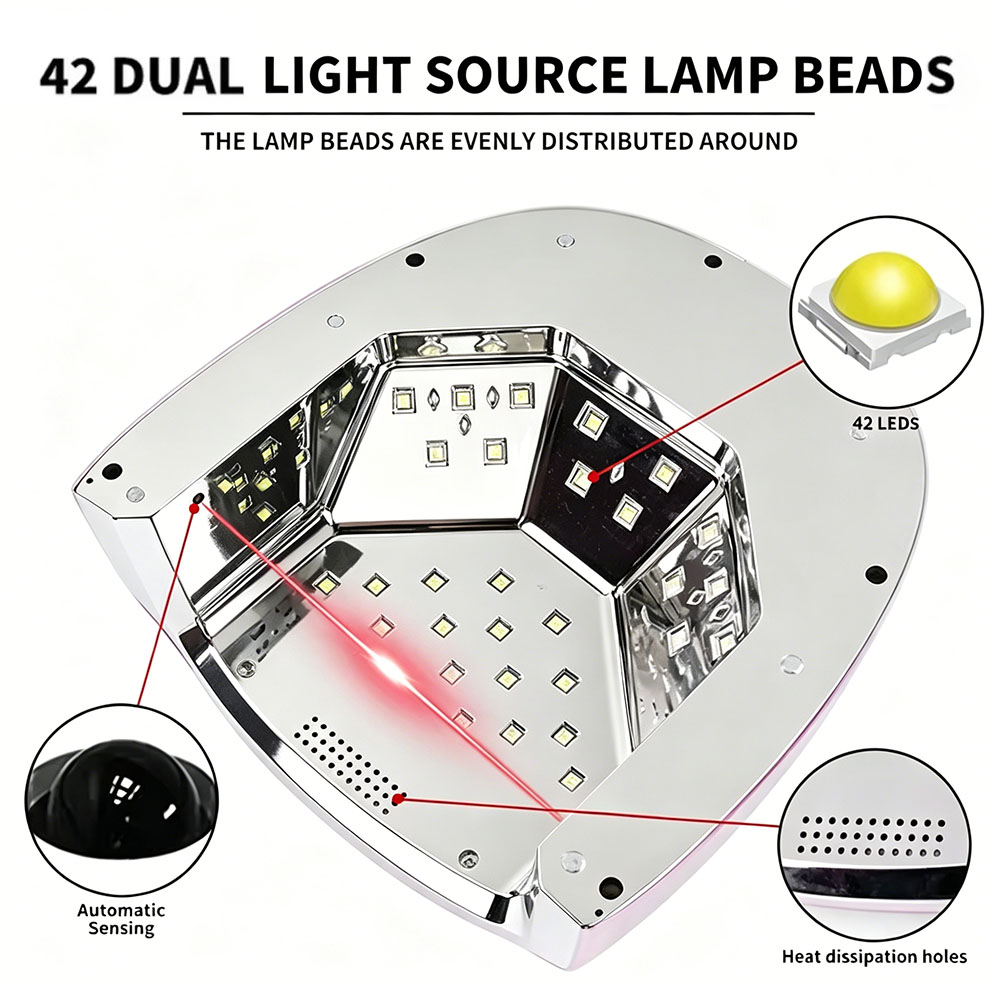 Rechargeable 96W Nail Lamp wit – обзор и цена Uv Led Lamp Nail