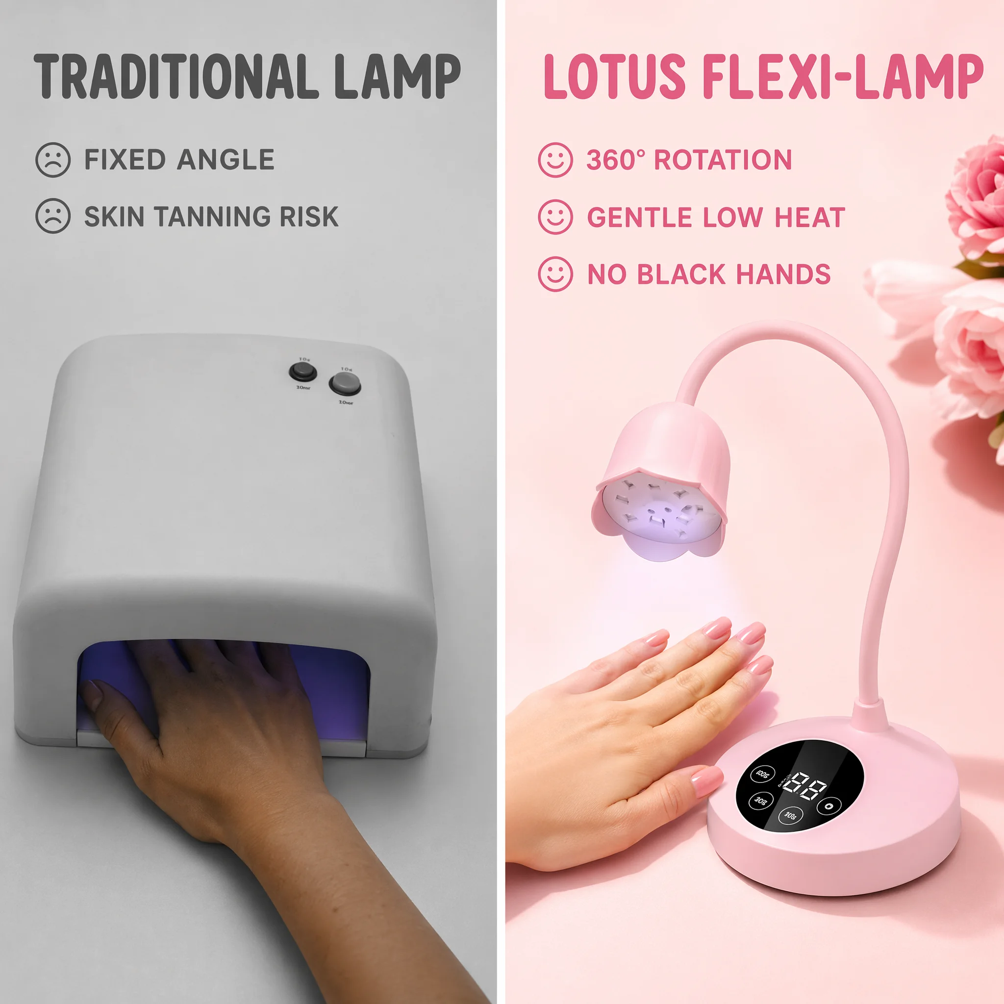 UV LED Nail Lamp Rechargeable  – обзор и цена Uv Led Lamp Nail