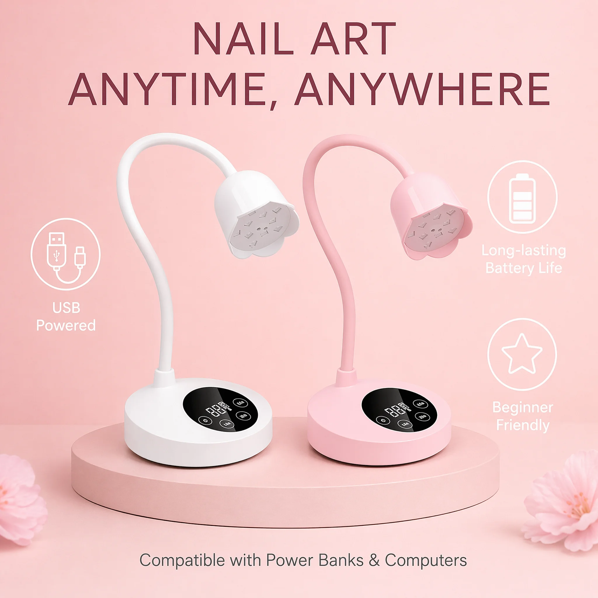 UV LED Nail Lamp Rechargeable  – обзор и цена Uv Led Lamp Nail