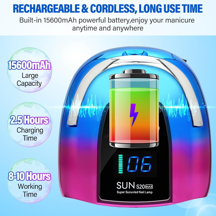 UV LED Nail Lamp Dryers Cordle – обзор и цена Uv Led Lamp Nail