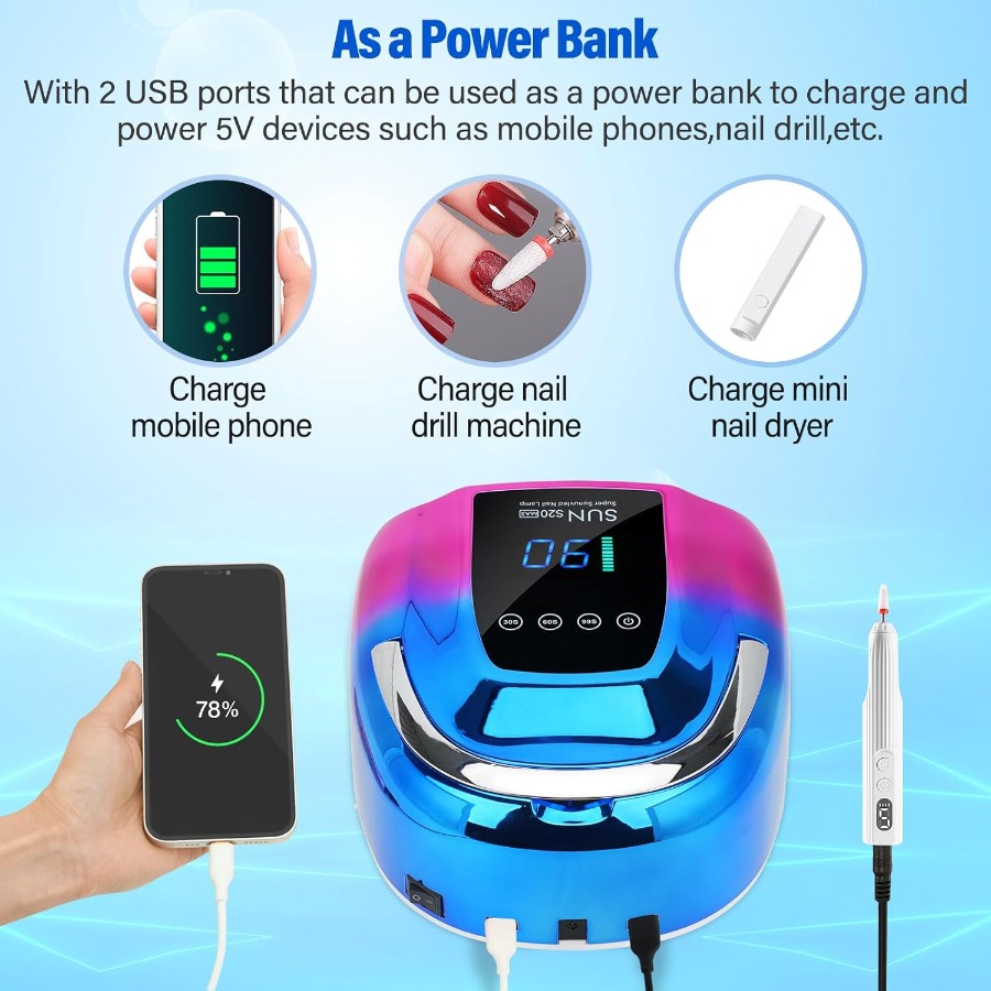 UV LED Nail Lamp Dryers Cordle – обзор и цена Uv Led Lamp Nail
