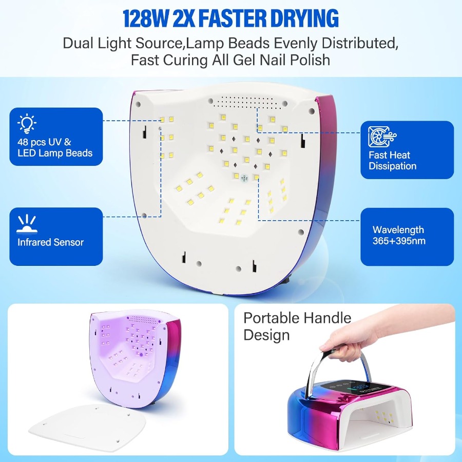 UV LED Nail Lamp Dryers Cordle – обзор и цена Uv Led Lamp Nail