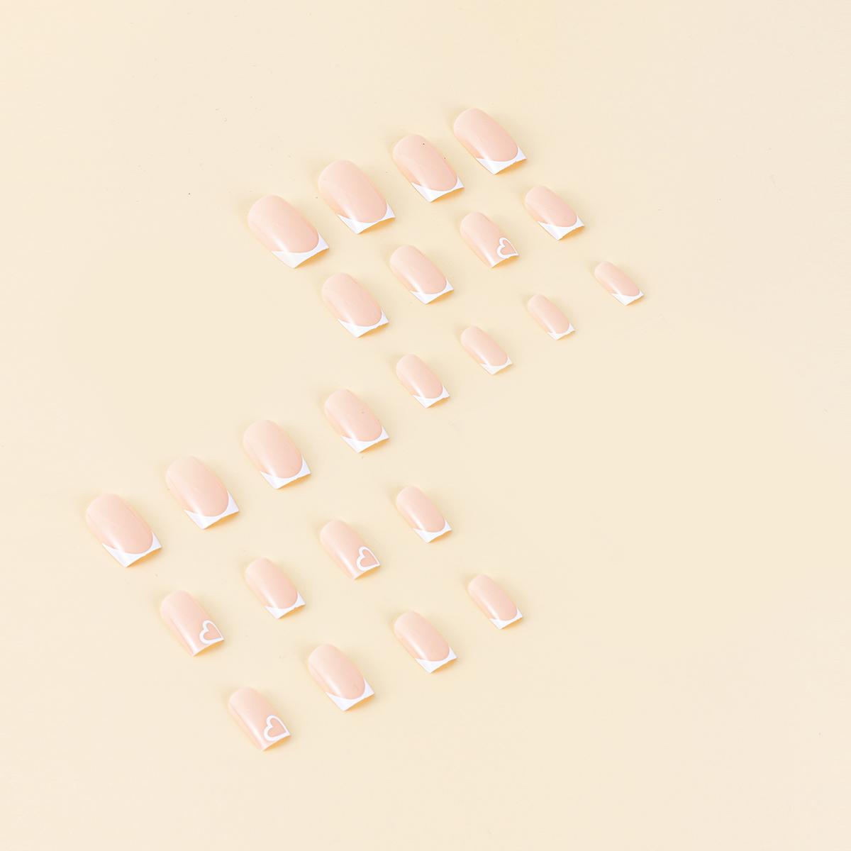 24pcs medium square minimalist – обзор и цена Nail Art Y2K