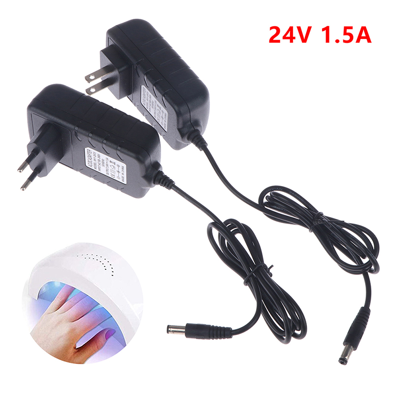 【24V 1.5A Power Supply Adapter – обзор и цена Uv Led Lamp Nail