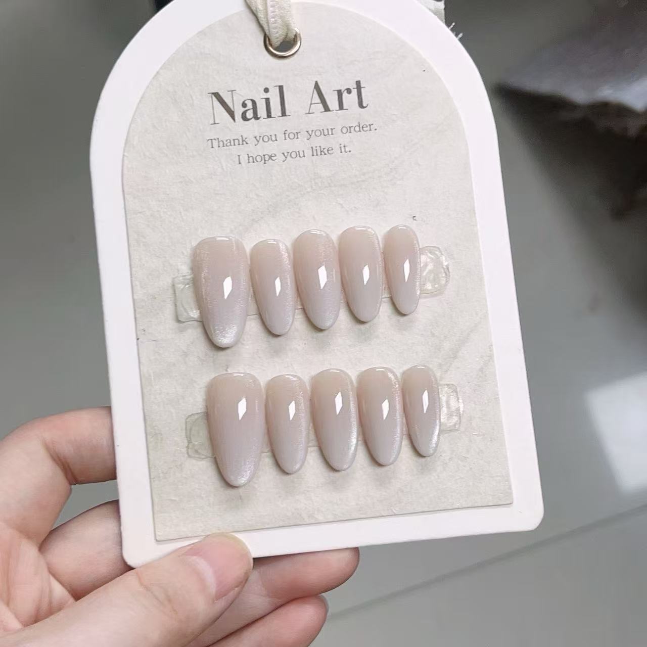 10pcs Solid Color Handmade Pre – обзор и цена Nail Art Eye Cat
