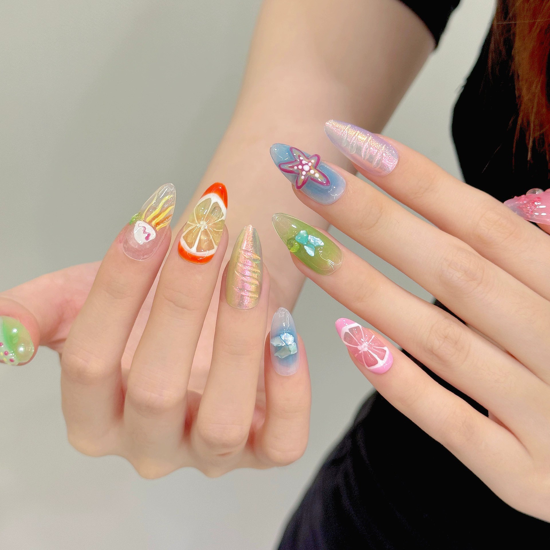 Color Dopamine Handmade Press  – обзор и цена Nail Art Y2K