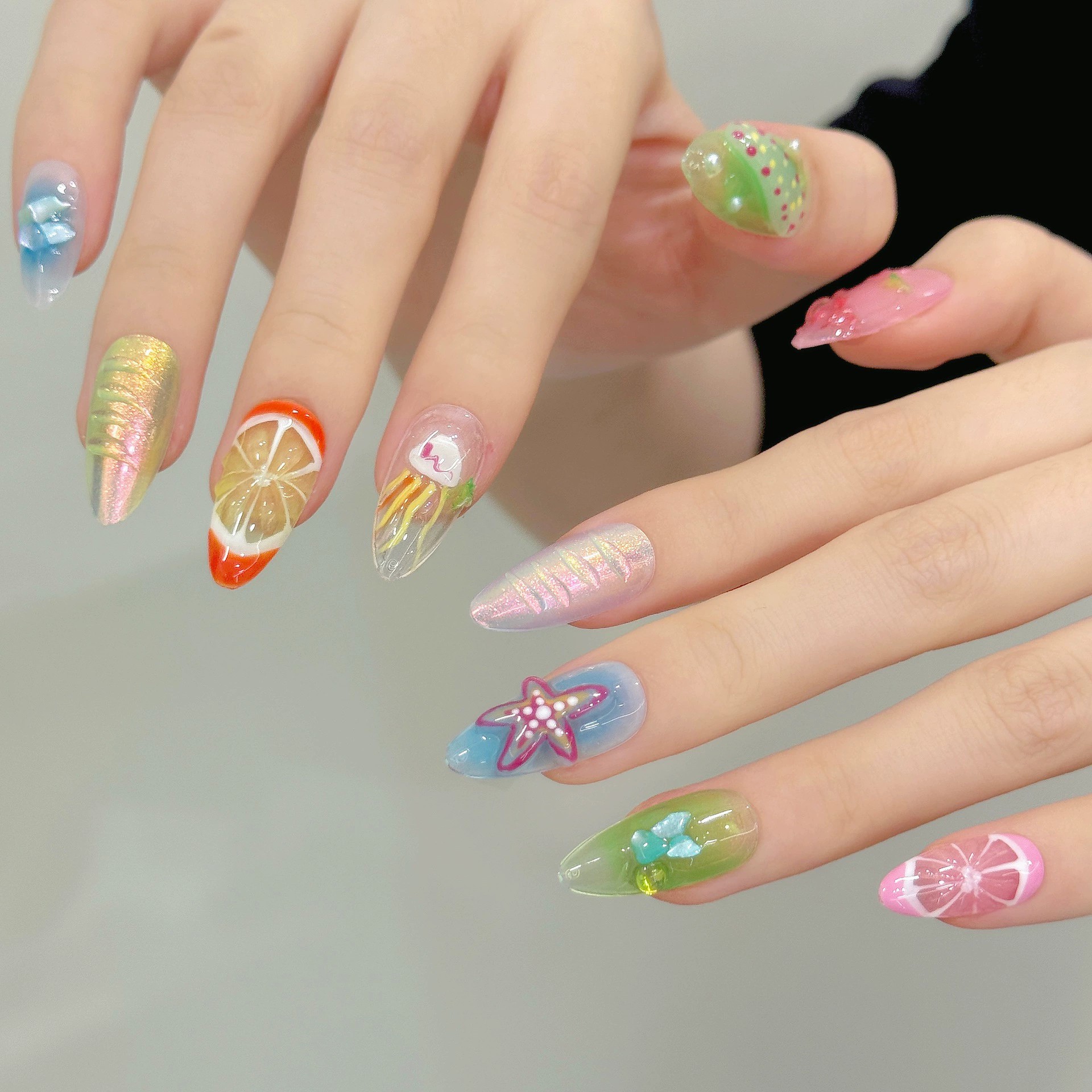Color Dopamine Handmade Press  – обзор и цена Nail Art Y2K