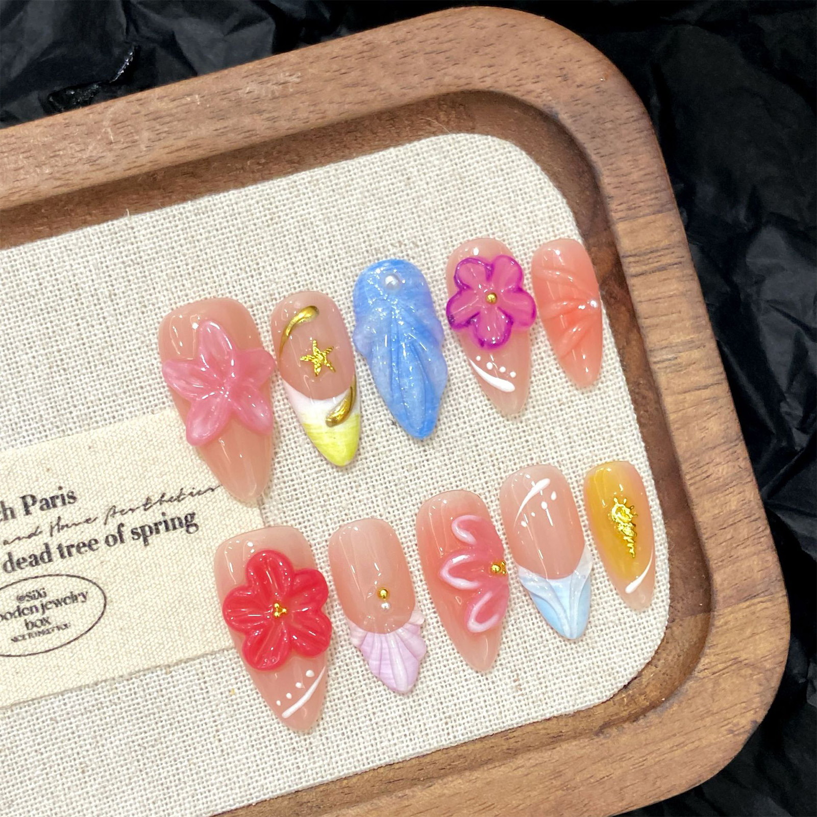 Color Dopamine Handmade Press  – обзор и цена Nail Art Y2K