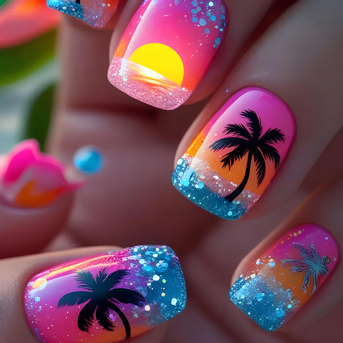 24pcs/set Short Medium long fa – обзор и цена Nail Art Y2K