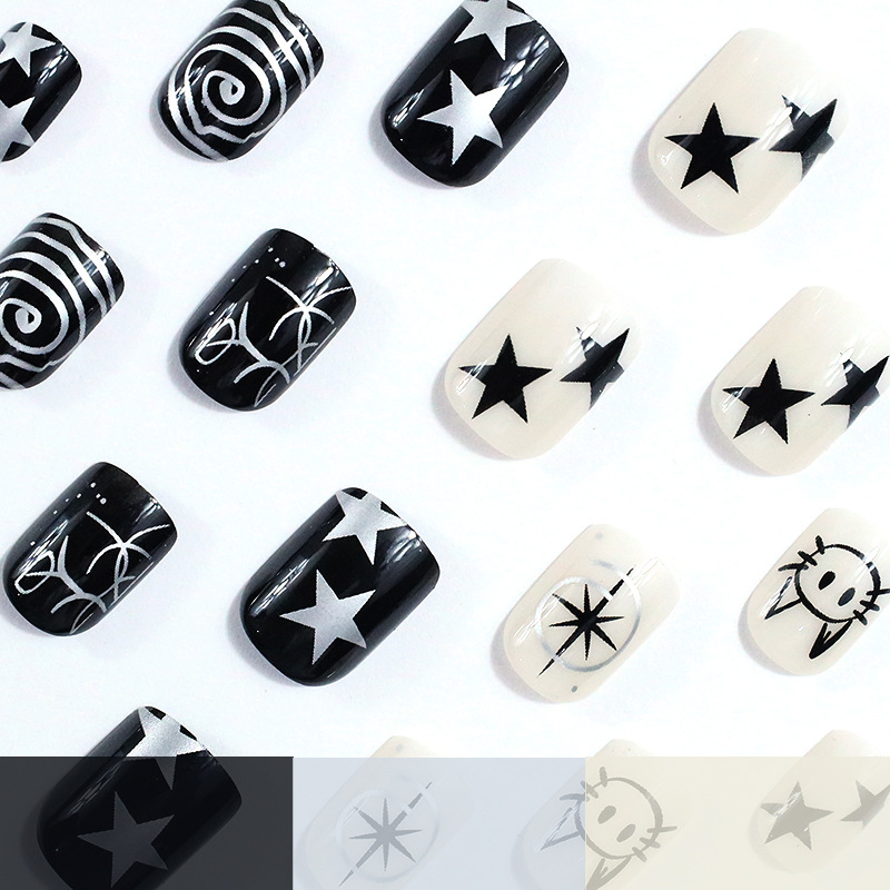 24 PCS Nail Art Sweet Cool Spi – обзор и цена Nail Art Y2K