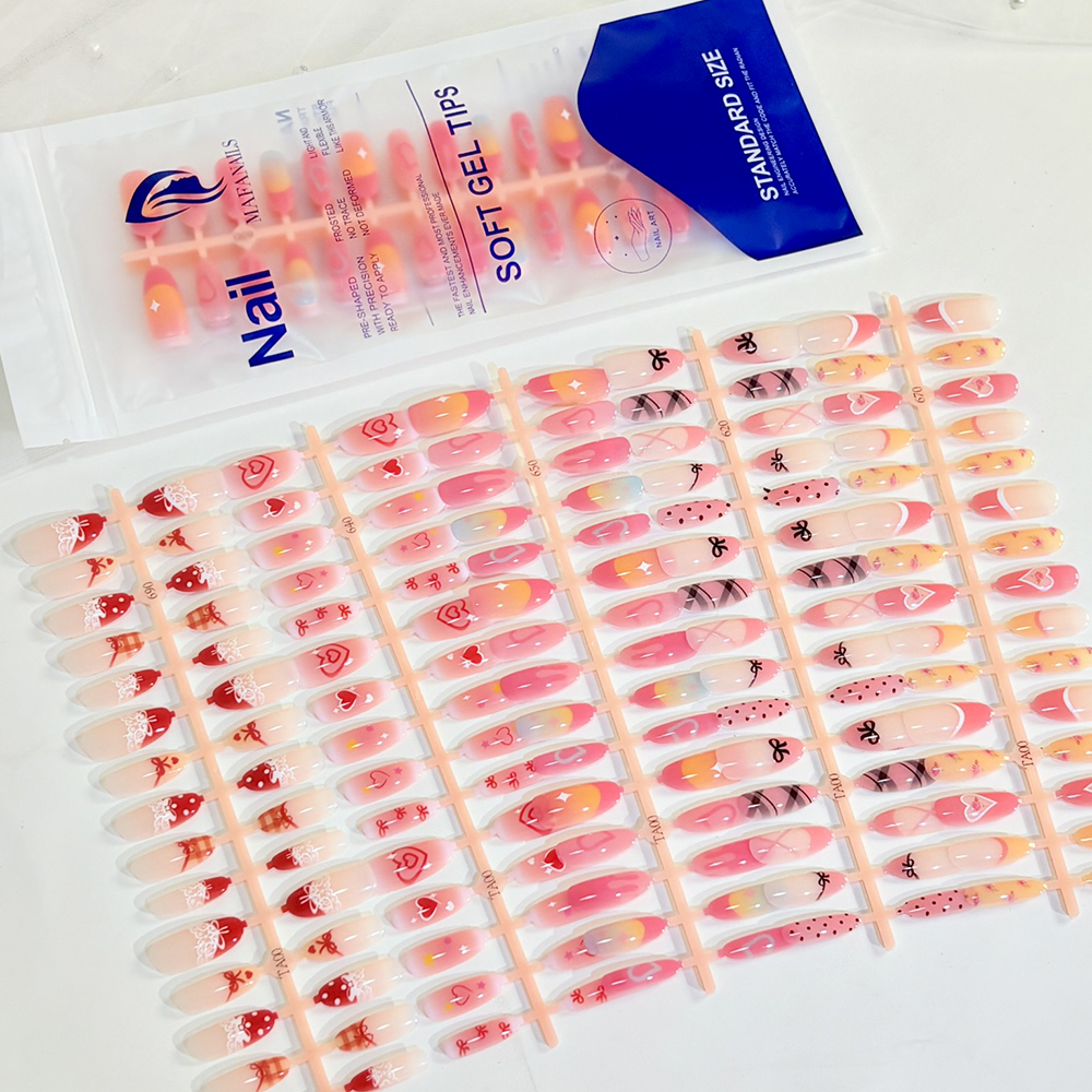 150Pcs/Bag Valentine's Day Fre – обзор и цена Nail Art Extension
