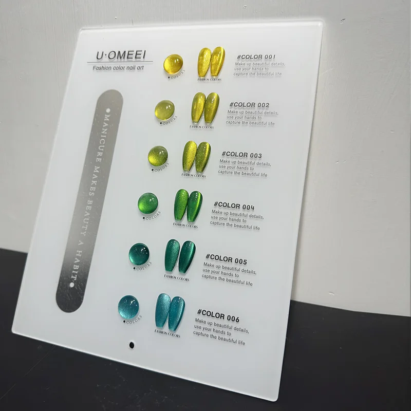 U·OMEEI 12 Colors 6 Colors Mis – обзор и цена Nail Art Eye Cat