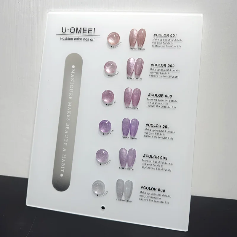 U·OMEEI 12 Colors 6 Colors Mis – обзор и цена Nail Art Eye Cat