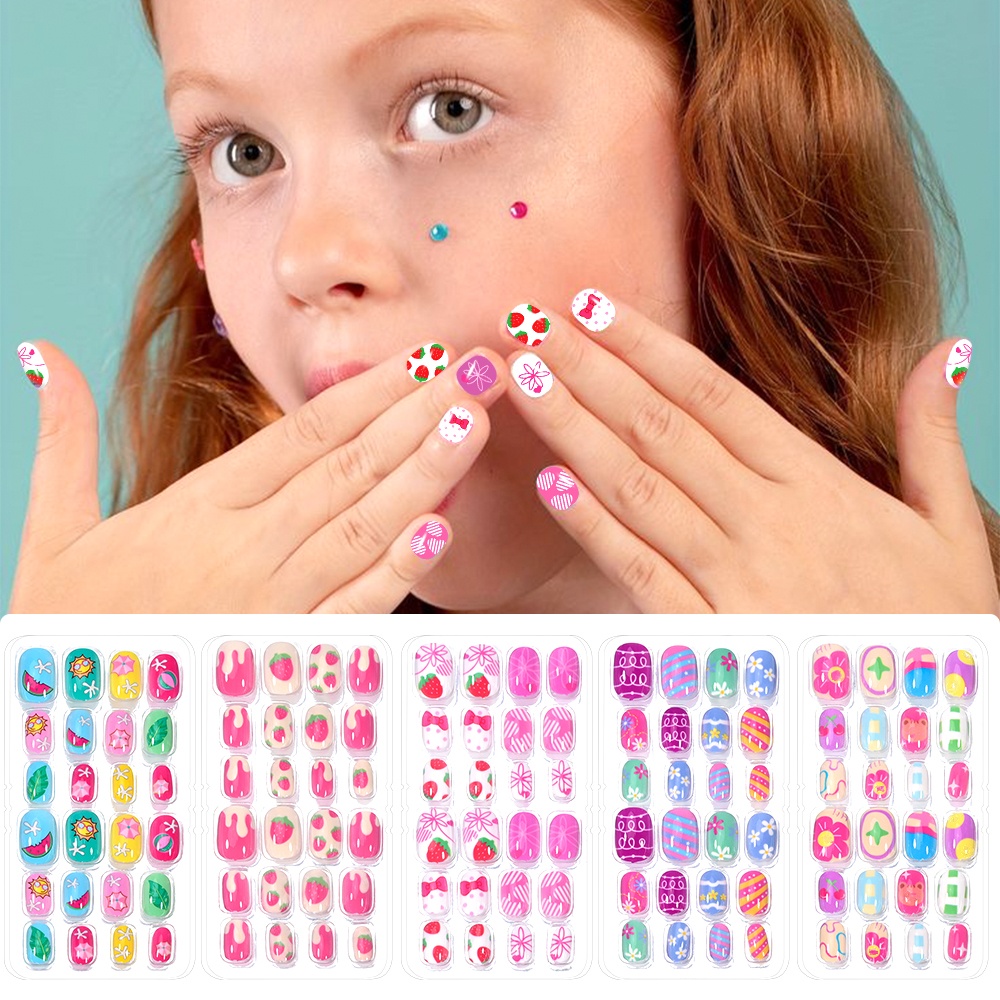 120-Piece 5-Set Candy Kids Pre – обзор и цена Nail Art Y2K