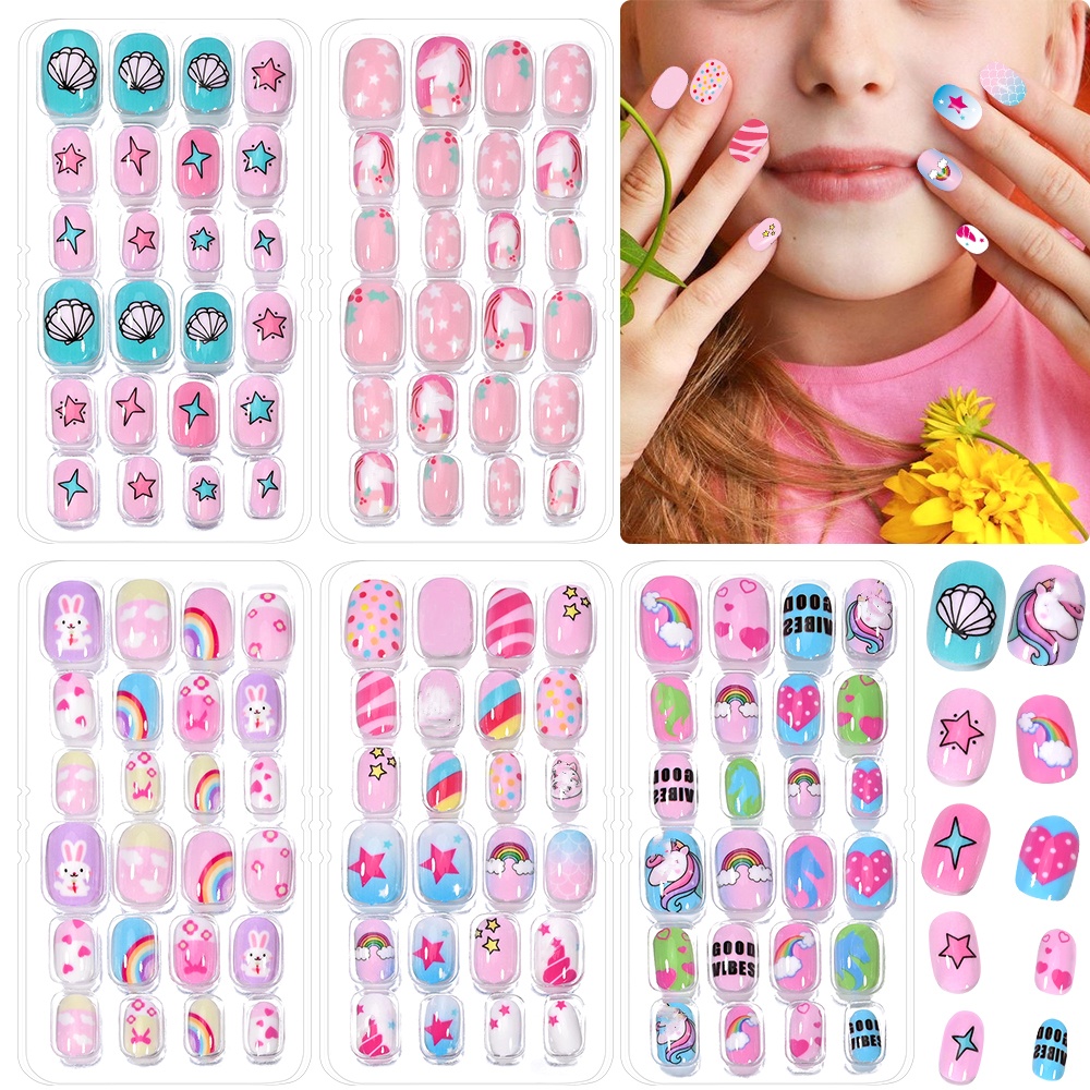 120-Piece 5-Set Candy Kids Pre – обзор и цена Nail Art Y2K