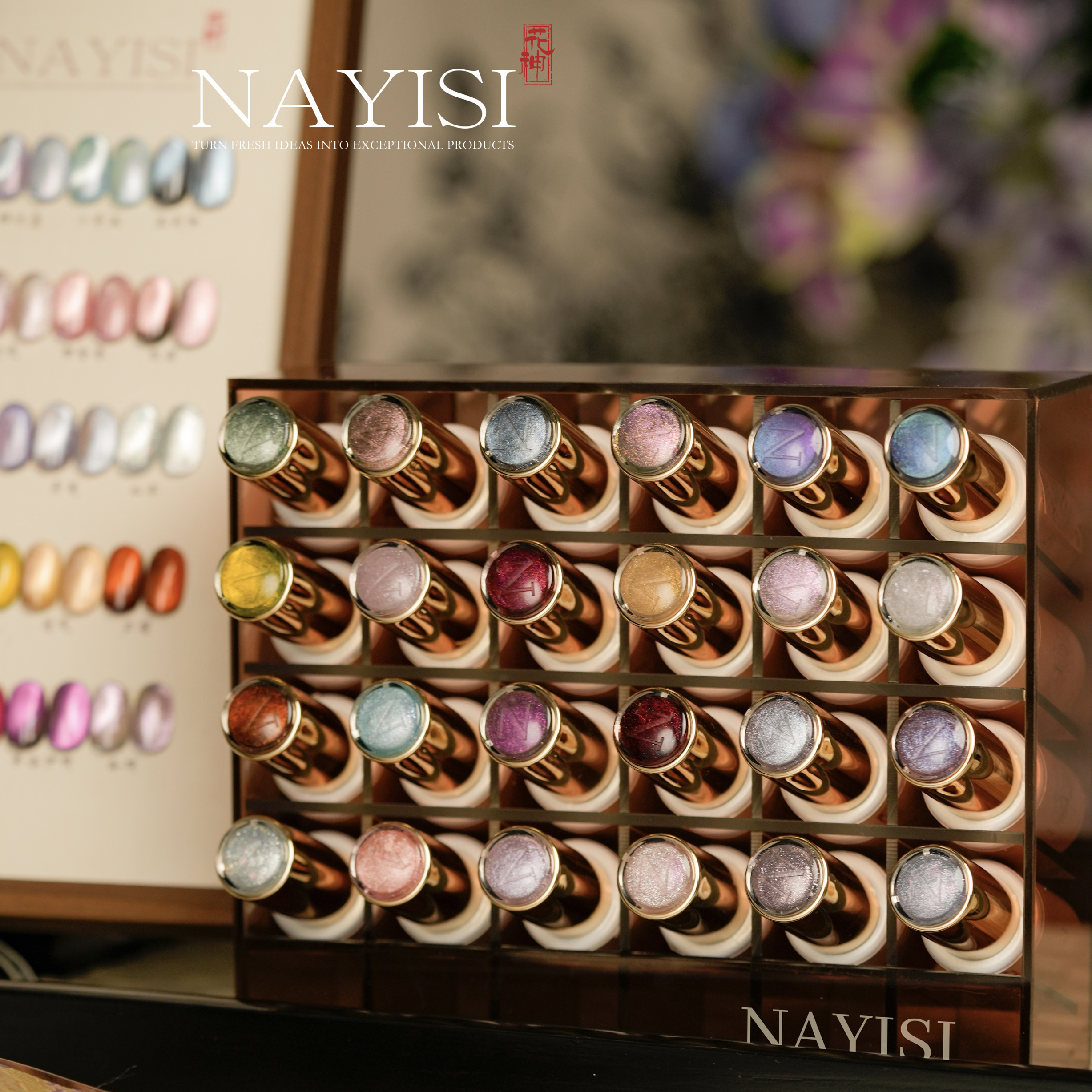 NAYISI 24 Colors New for autum – обзор и цена Nail Art Eye Cat