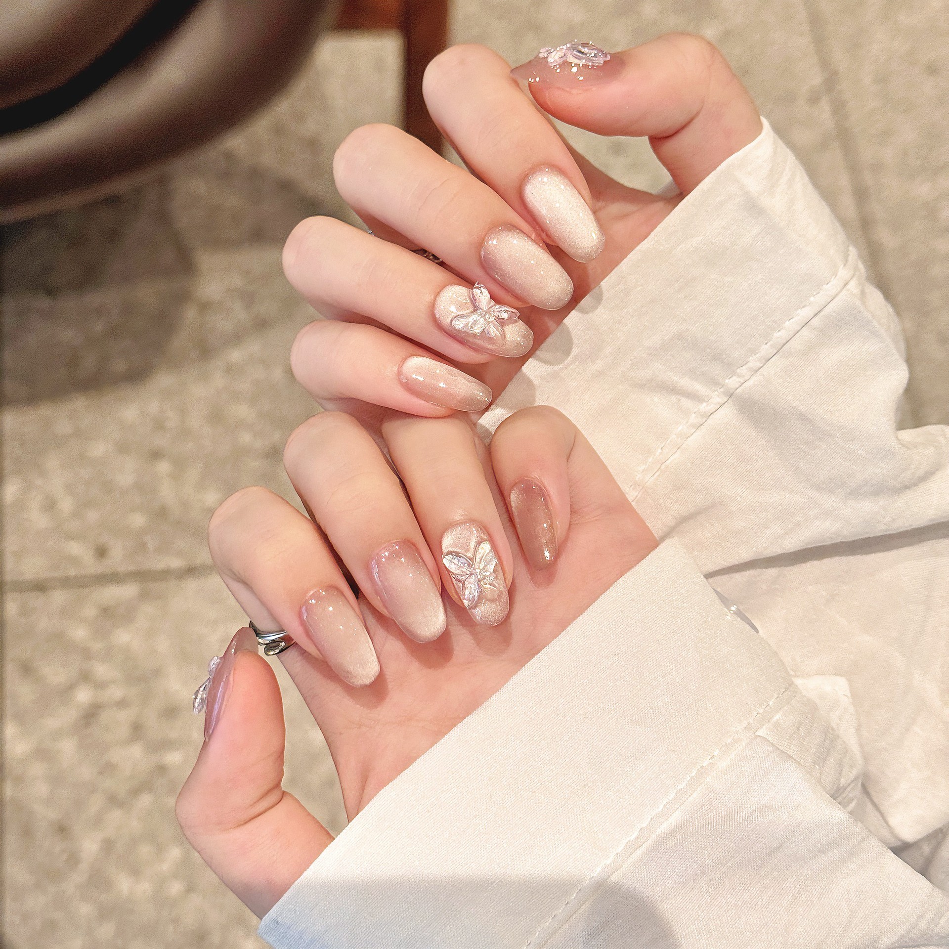 Handmade Press on Nails Sweet  – обзор и цена Nail Art Eye Cat