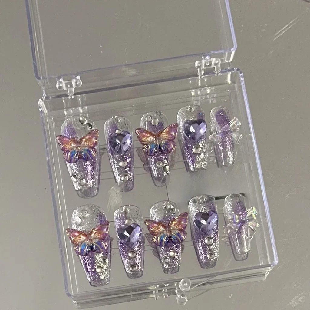 10 Pieces Purple Fantasy Butte – обзор и цена Nail Art Y2K